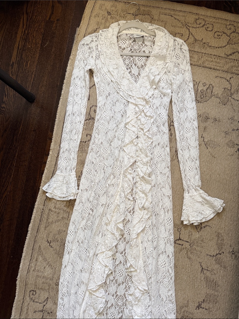Arakii Lace Frill Dress (XS)